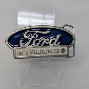 Ford Trucks Enameled Vintage Belt Buckle